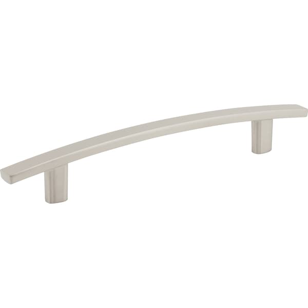 Elements 128 mm Center-to-Center Satin Nickel Square Thatcher Cabinet Bar Pull 859-128SN - main